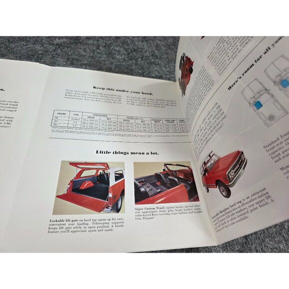 1971 GMC Jimmy Models Brochure Truck SUV Vintage Advertising Catalog Vtg - Picture 6 of 6